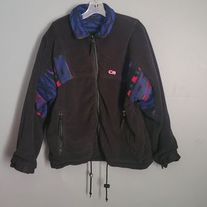 CB Sports Women's Vintage Fleece Jacket. Size Large